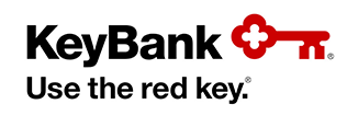 KeyBank logo with red key
